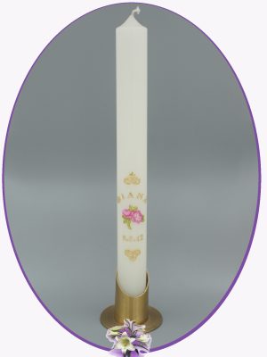 Lumanare de botez Little Flower