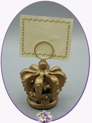 Fotoclip coronita aurie