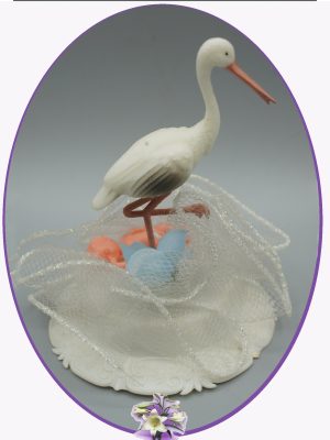 Figurina tort botez, Barzuca cu baby