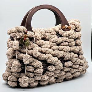 Buble, geanta unicat handmade, crosetata manual